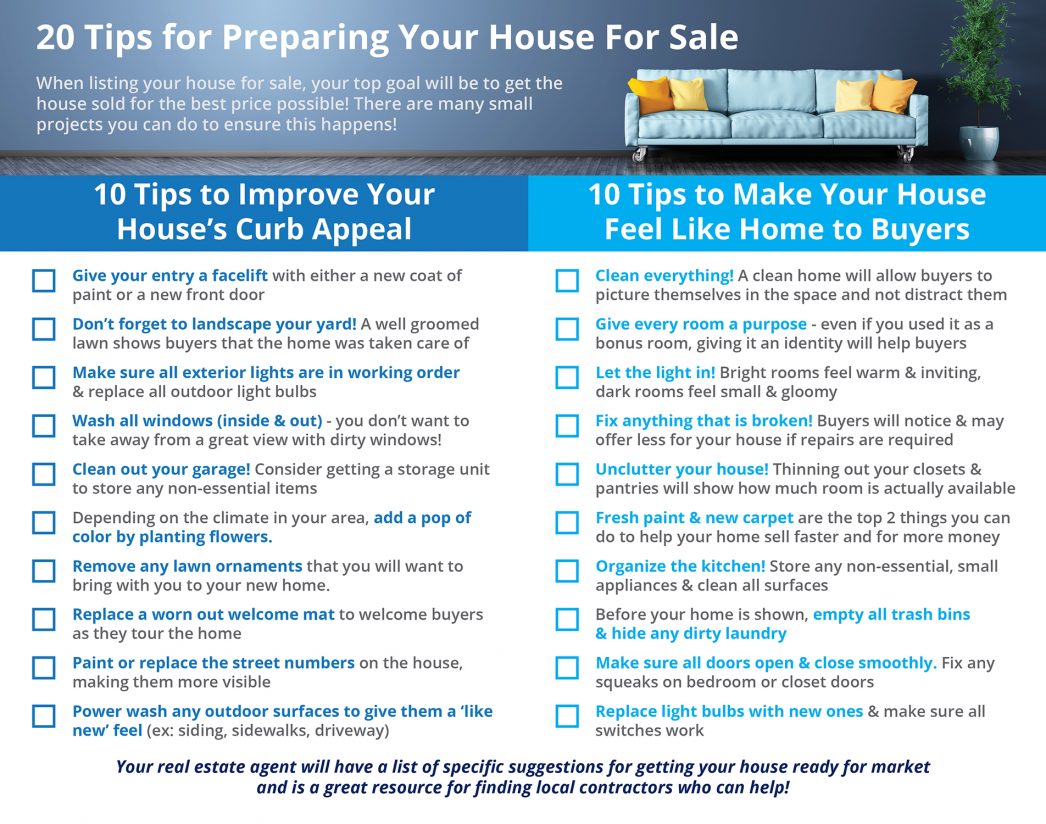 20 Tips for Preparing Your House for Sale This Spring [INFOGRAPHIC]